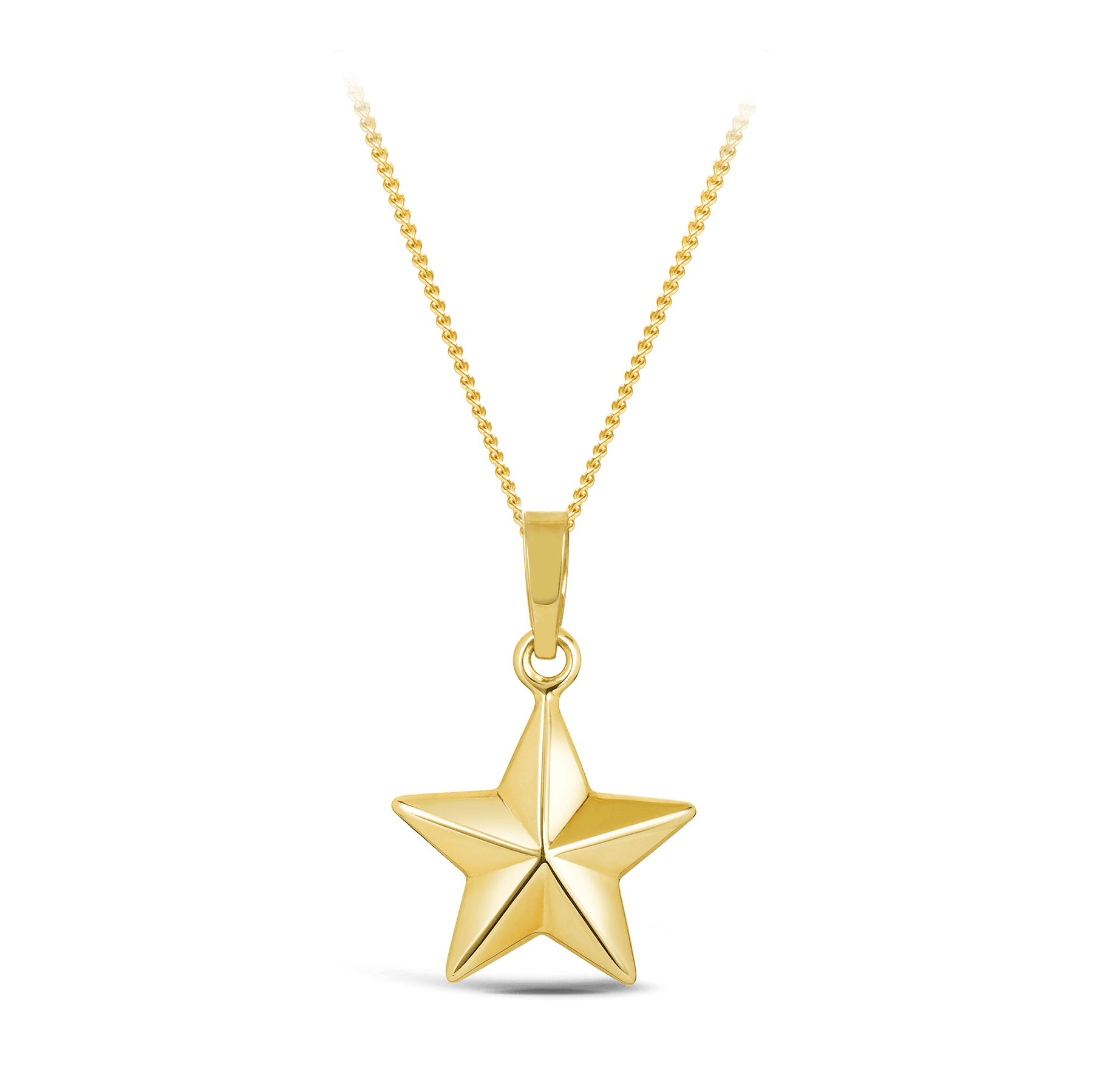 Star Pendant in 9ct Yellow Gold