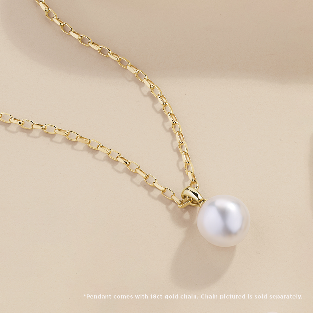 Australian South Sea Pearl Pendant in 18ct Yellow Gold