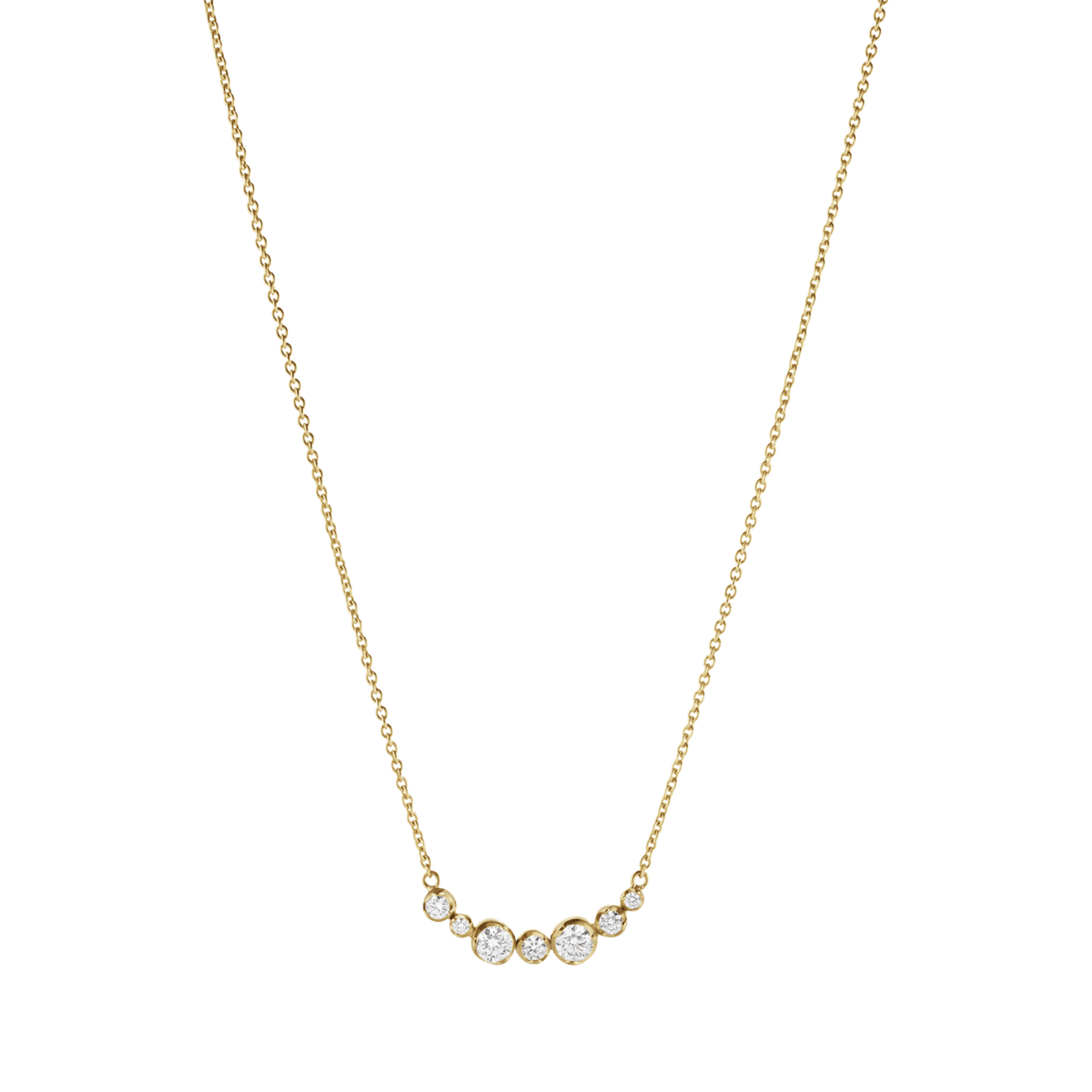 GEORG JENSEN SIGNATURE DIAMONDS, Pendant, in 18kt gold and diamonds