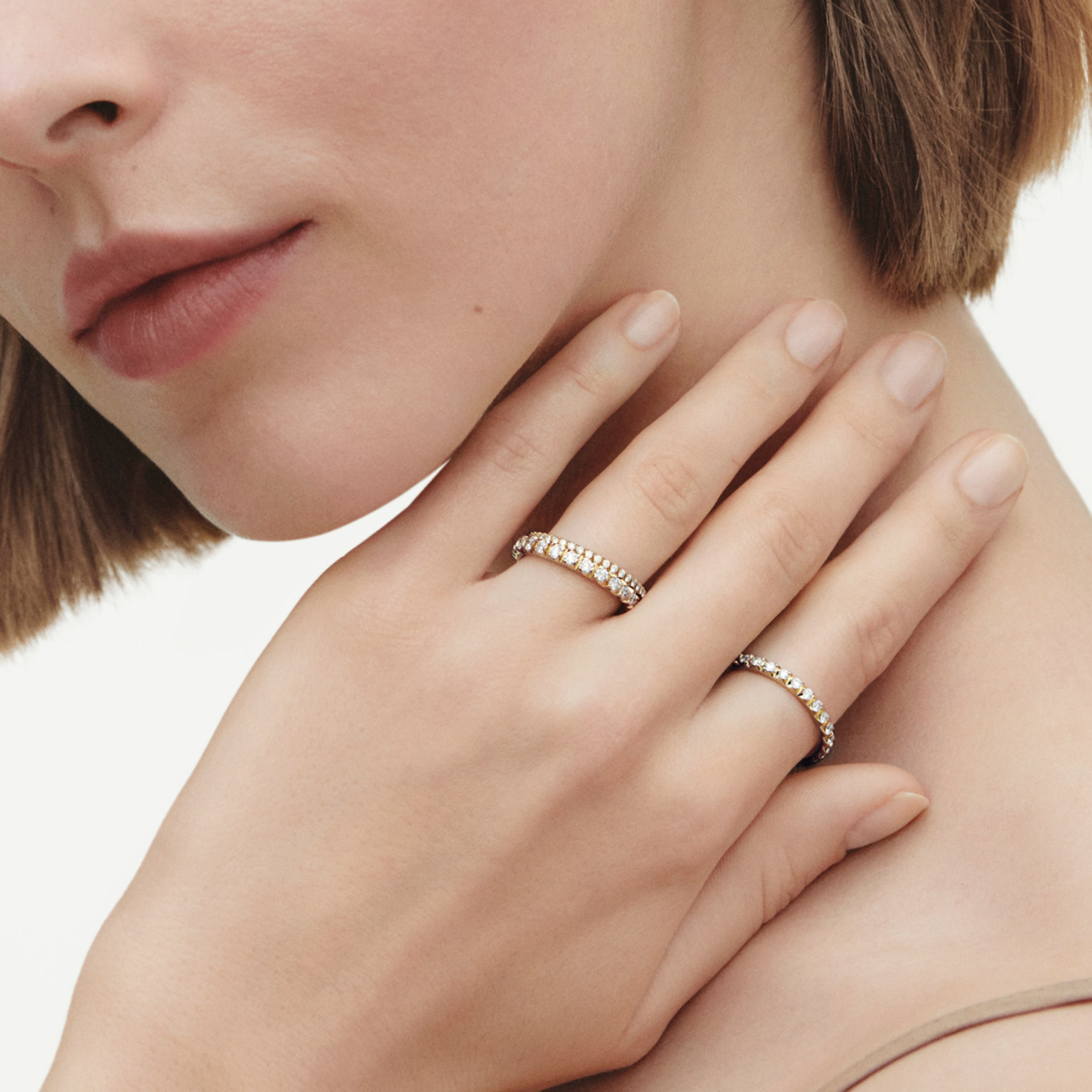 GEORG JENSEN SIGNATURE DIAMONDS, Ring, in 18kt gold and diamonds