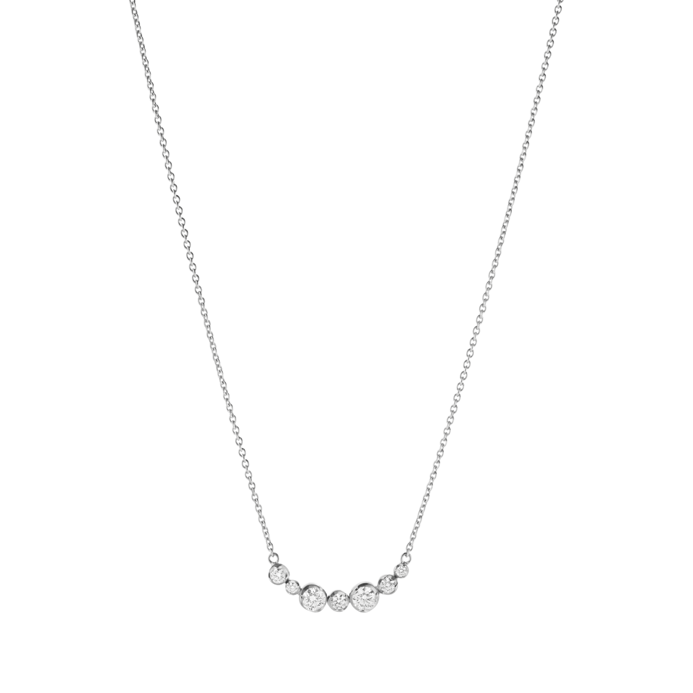 GEORG JENSEN SIGNATURE DIAMONDS, Pendant, in 18kt gold and diamonds