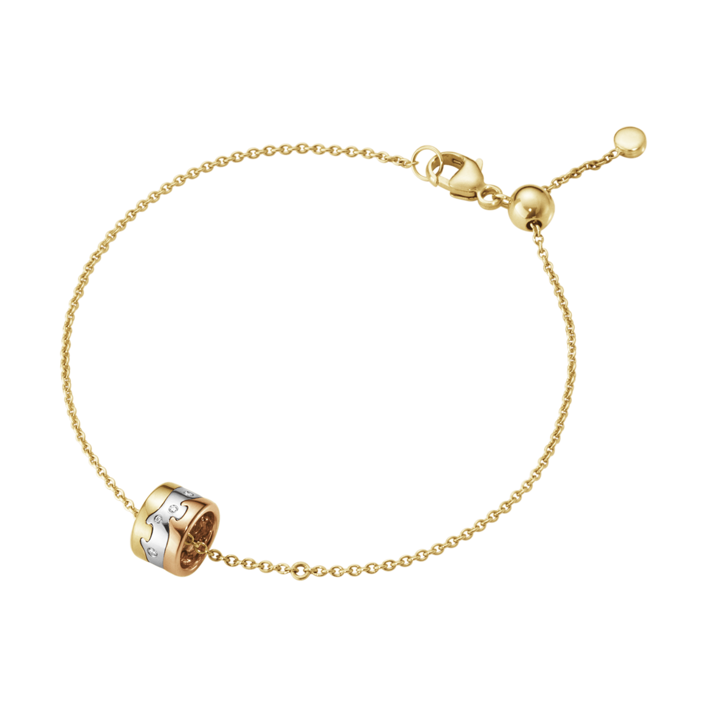 FUSION Bracelet in gold and diamonds